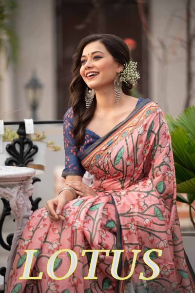 LOTUS BY FASHION LAB PRINTED SAREE MANUFACTURER IN INDIA